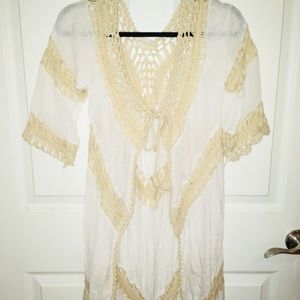 Bathing Suit Over Throw